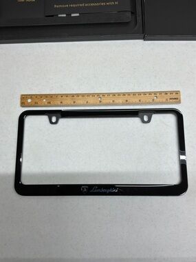 Lamborghini License Plate Frame New in Open Box